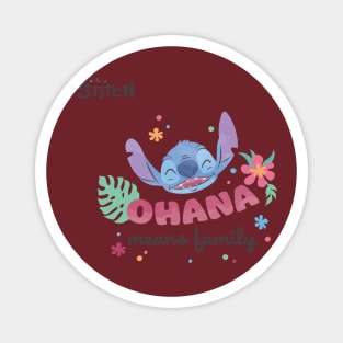 Stitch Ohana Means Family Magnet